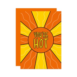 Carte d'amour d'été | Carte de Saint-Valentin effrontée | Carte d'anniversaire mignonne | vous êtes vraiment cool | carte pour petite amie | Carte pour petit ami