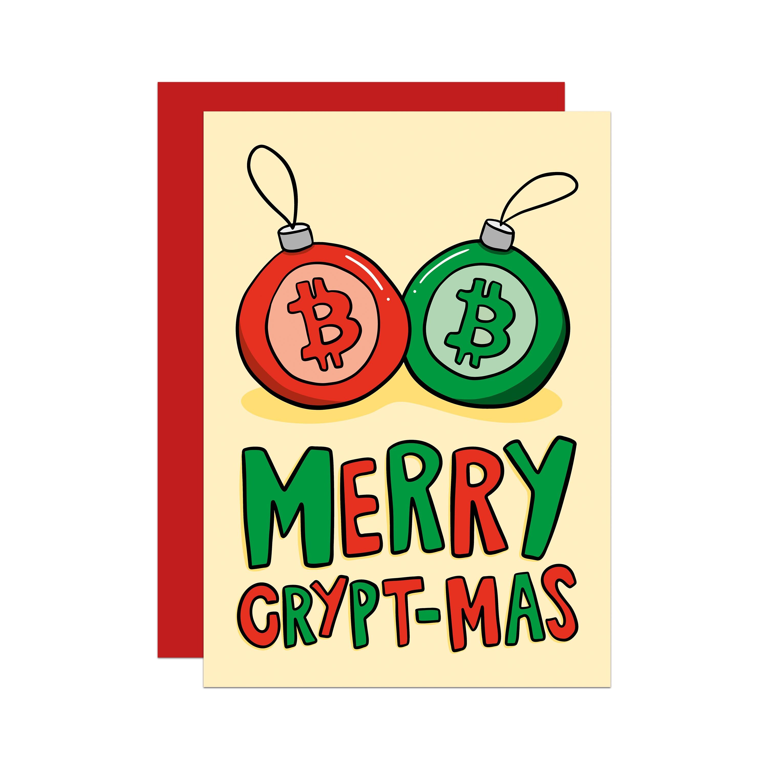 Crypto Christmas Card | Funny Card | Bitcoin Christmas Card | Pun Card |  Card for Brother | Monero Card | Card for Friend | for Colleague - Etsy  Israel