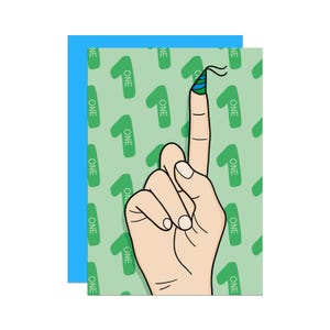 Carte d'anniversaire à la main | Première carte souvenir | Carte d'étape | Carte d'anniversaire de bébé | Carte d'anniversaire drôle | Carte d'anniversaire pour enfants | Cadeau mignon