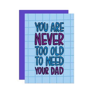 Carte mignonne de fête des pères | carte pour papa | Besoin d'une carte papa | carte d'anniversaire de papa | de remerciement pour papa | Je t'aime papa | Merveilleux papa