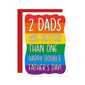 Carte 2 papas | de fête des pères gay de Zazzle.be Liste d'envies Vous avez des idées ? Fête des pères amusante | Carte drôle pour papa | Carte LGBTQ | Carte de fierté gaie | Carte arc-en-ciel