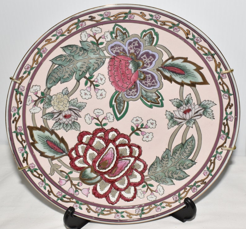 Pair Vintage Classic Traditions Hand Crafted Hand Painted Porcelain