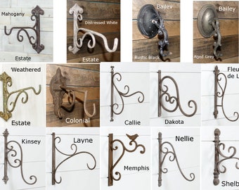 Architectural Wall Hooks Heavy Duty Plant Lantern Wall Hooks Porch Patio Deck Garden Indoor Outdoor Wall Hooks