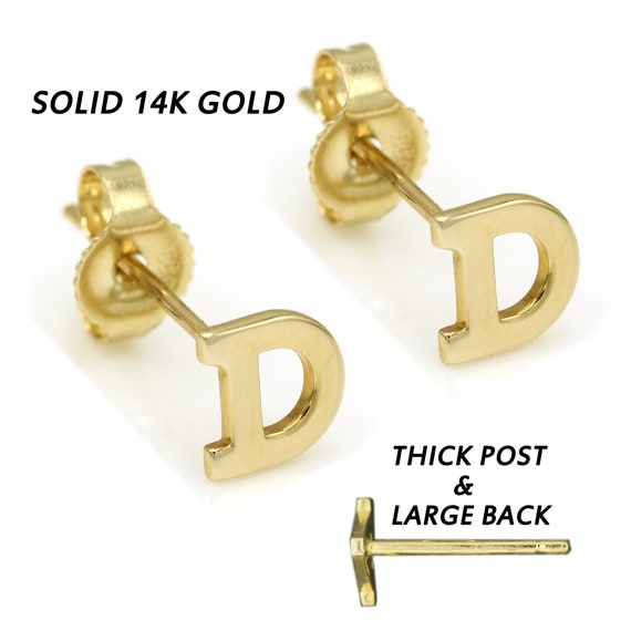 Initial d store earrings