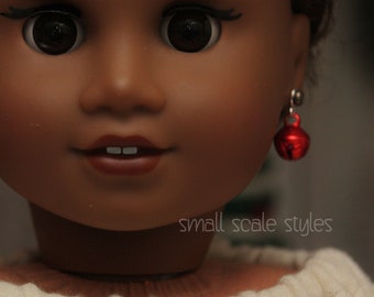 Jingle Bell Earring Dangles American made to fit 18" Girl Dolls