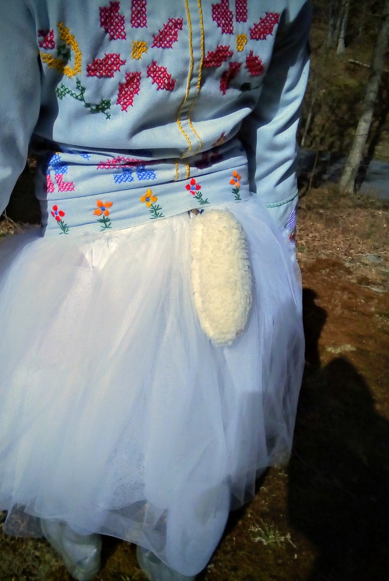 Cute Cream Lamb or Polar Bear CostumeCosplay Tail!