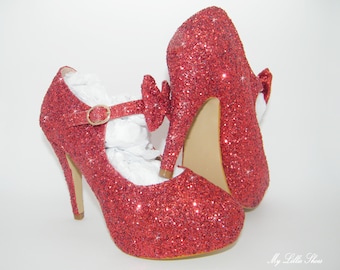 1 NEW pillowcase the pillow cover case high heel bow shoes RUBY RED Slippers