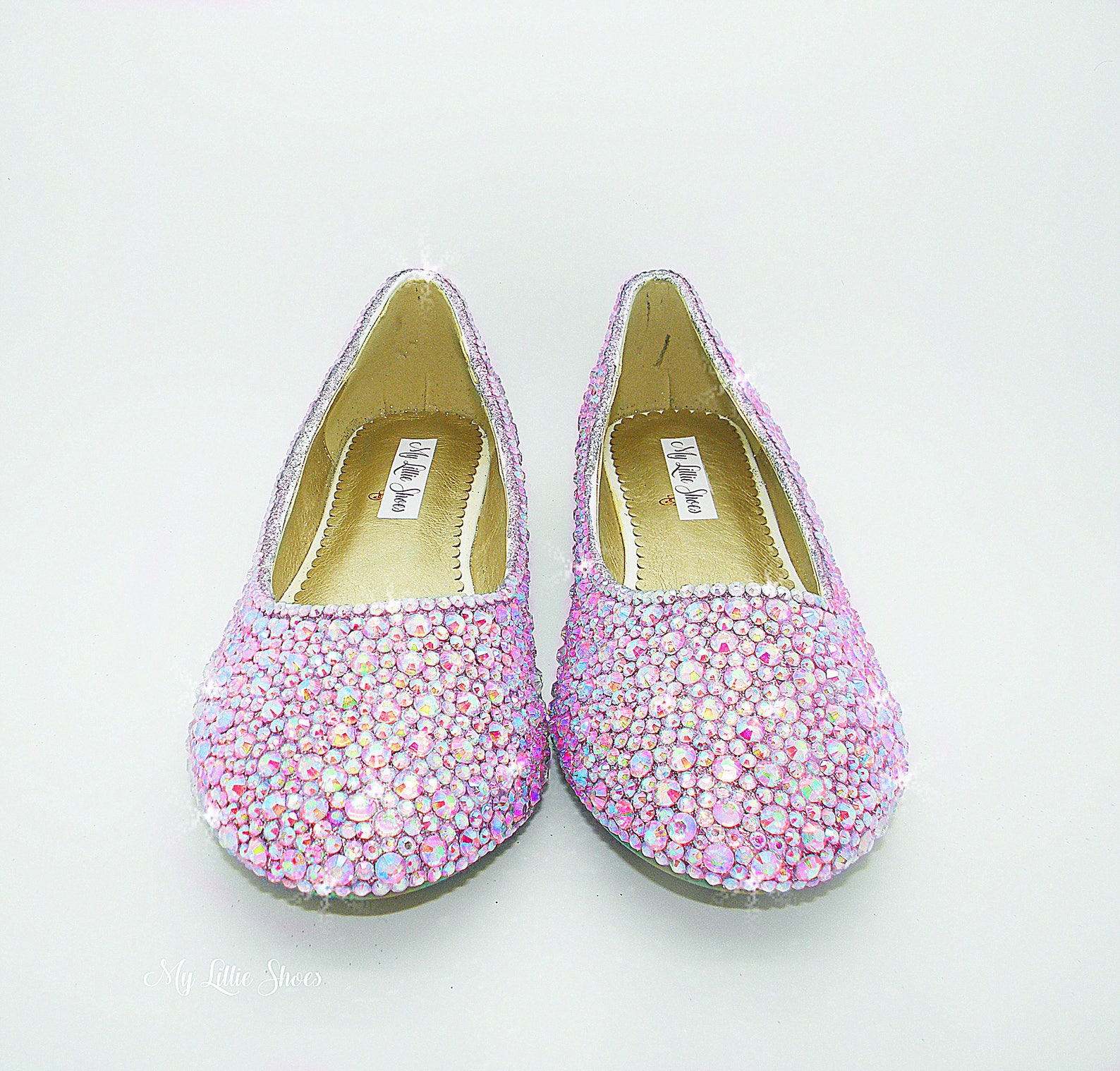 flat shoes ~ rhinestone light pink close toe flat ballet ~ wedding, bridesmaid, prom, junior prom, pageant, engagement, party, s