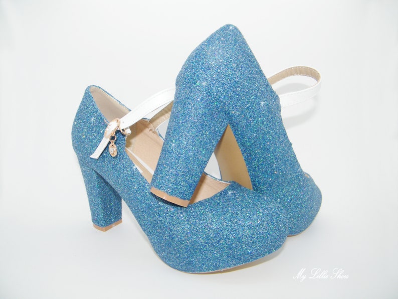 sapphire blue heels