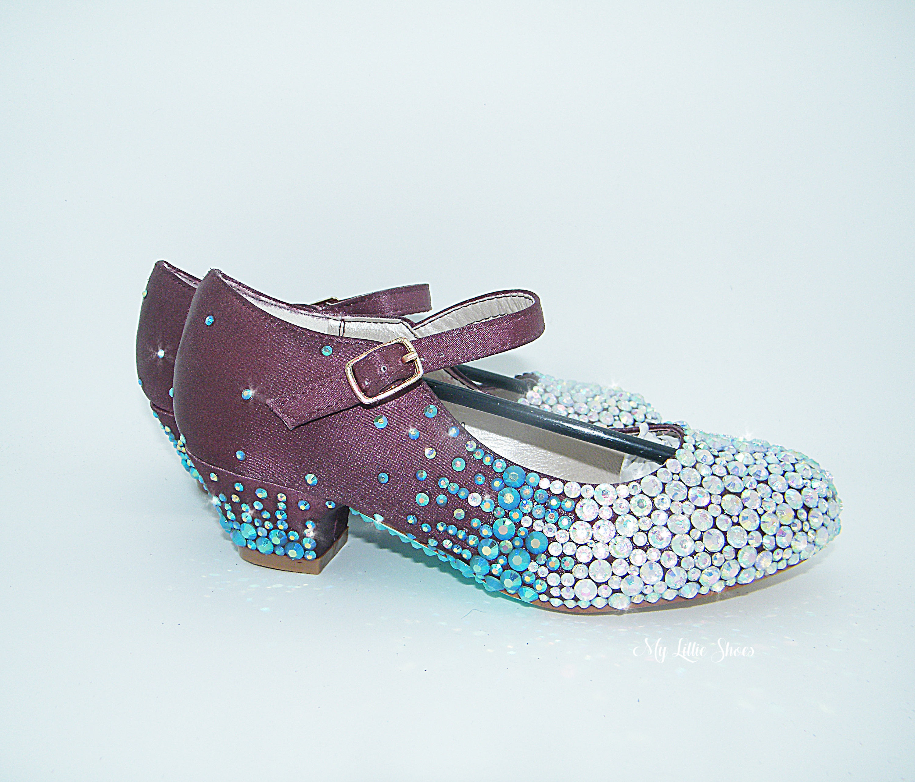 GIRLS WHITE GLITTER FLOWER BRIDESMAID WEDDING PARTY MARY JANE FANCY SHOES SIZE