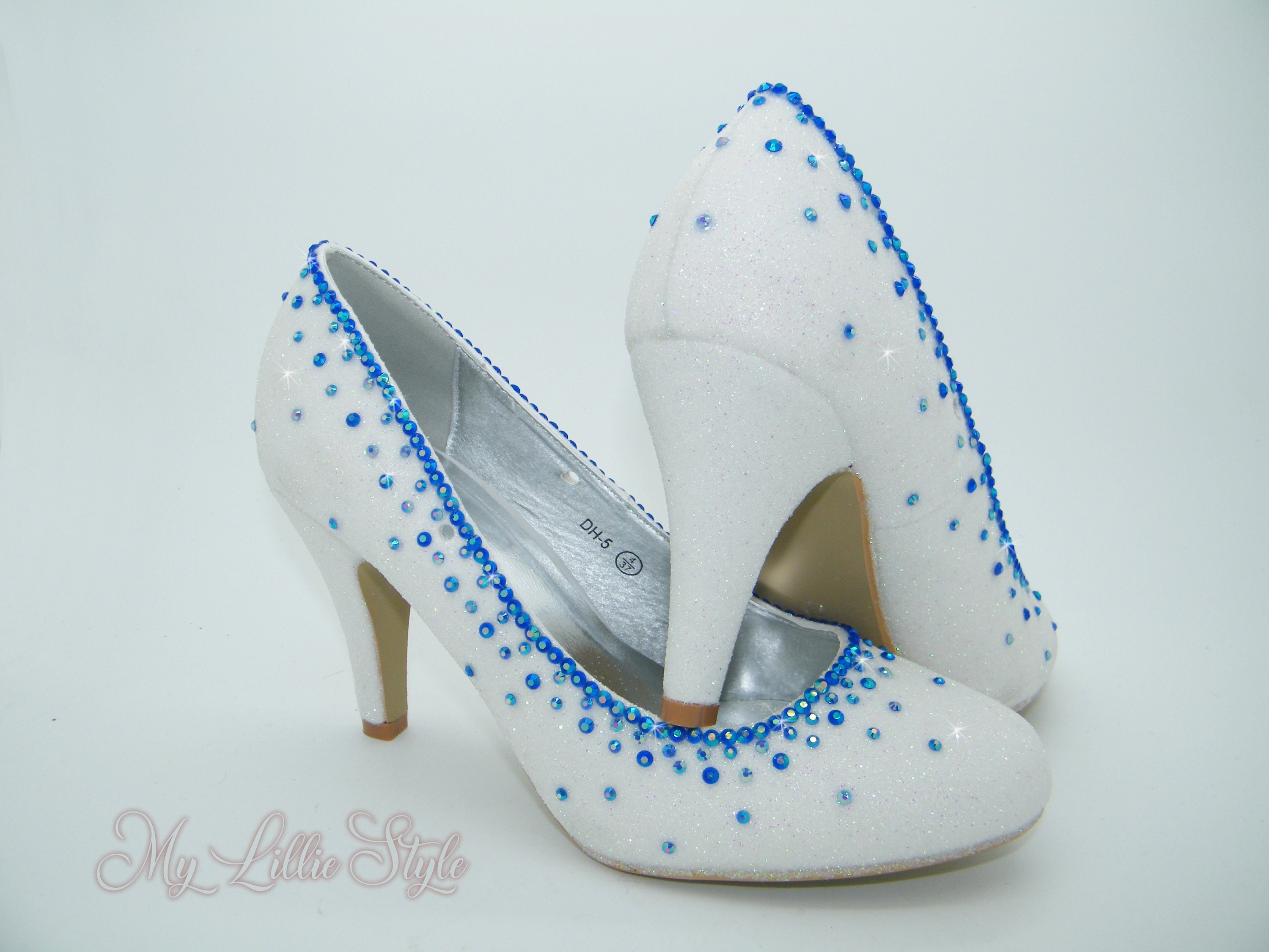 3 inch royal blue heels