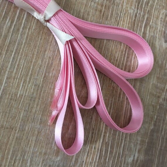 pink ribbon shoe laces