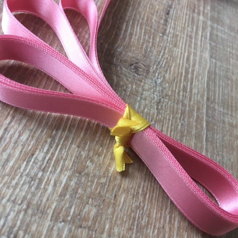 rose gold ribbon shoelaces