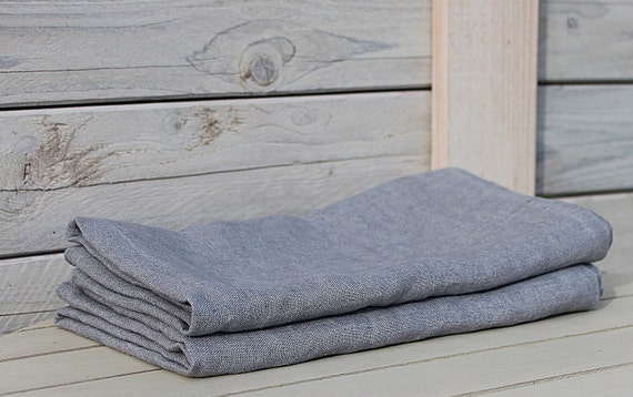 Quick-Dry Organic Cotton Ash Gray Bath Towels, Set of 6 + Reviews