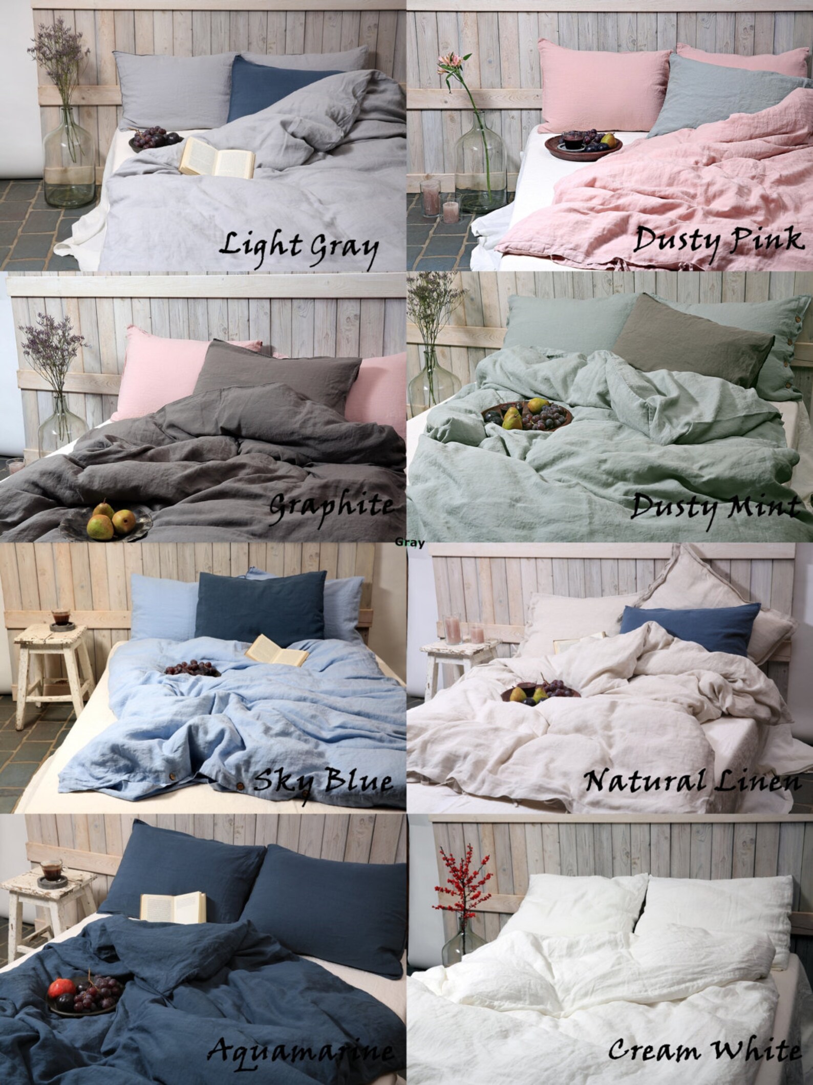 Eco Friendly Linen Duvet Cover /soft Pure Linen Bedding / Etsy