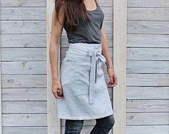 Linen tool apron / daily linen apron / Florist apron