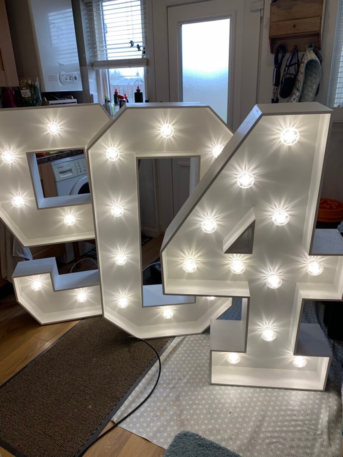 Complete set 4ft LED Marquee Numbers 09 Etsy
