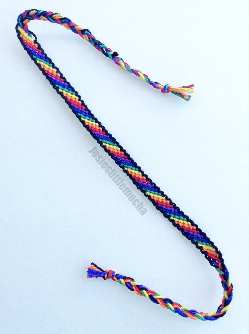 LGBT Pride bracelet / Gay pride bracelet / Pride Bracelet / Rainbow bracelet / Colorful bracelet / Gay jewelry / LGBT Friendship bracelet image 2