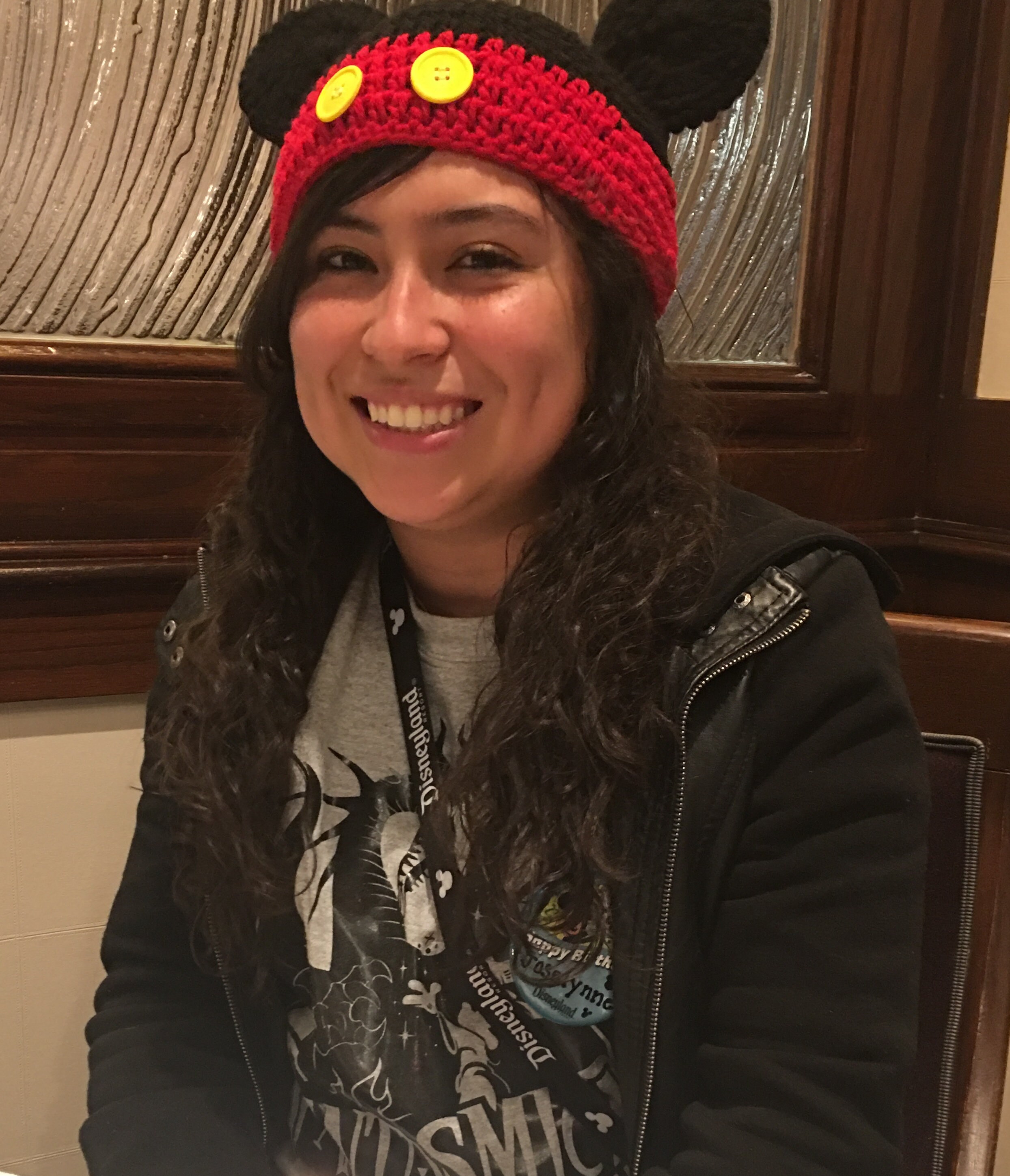 Disney's Mickey Mouse Beanie/Winter Hat with Ears for Adults
