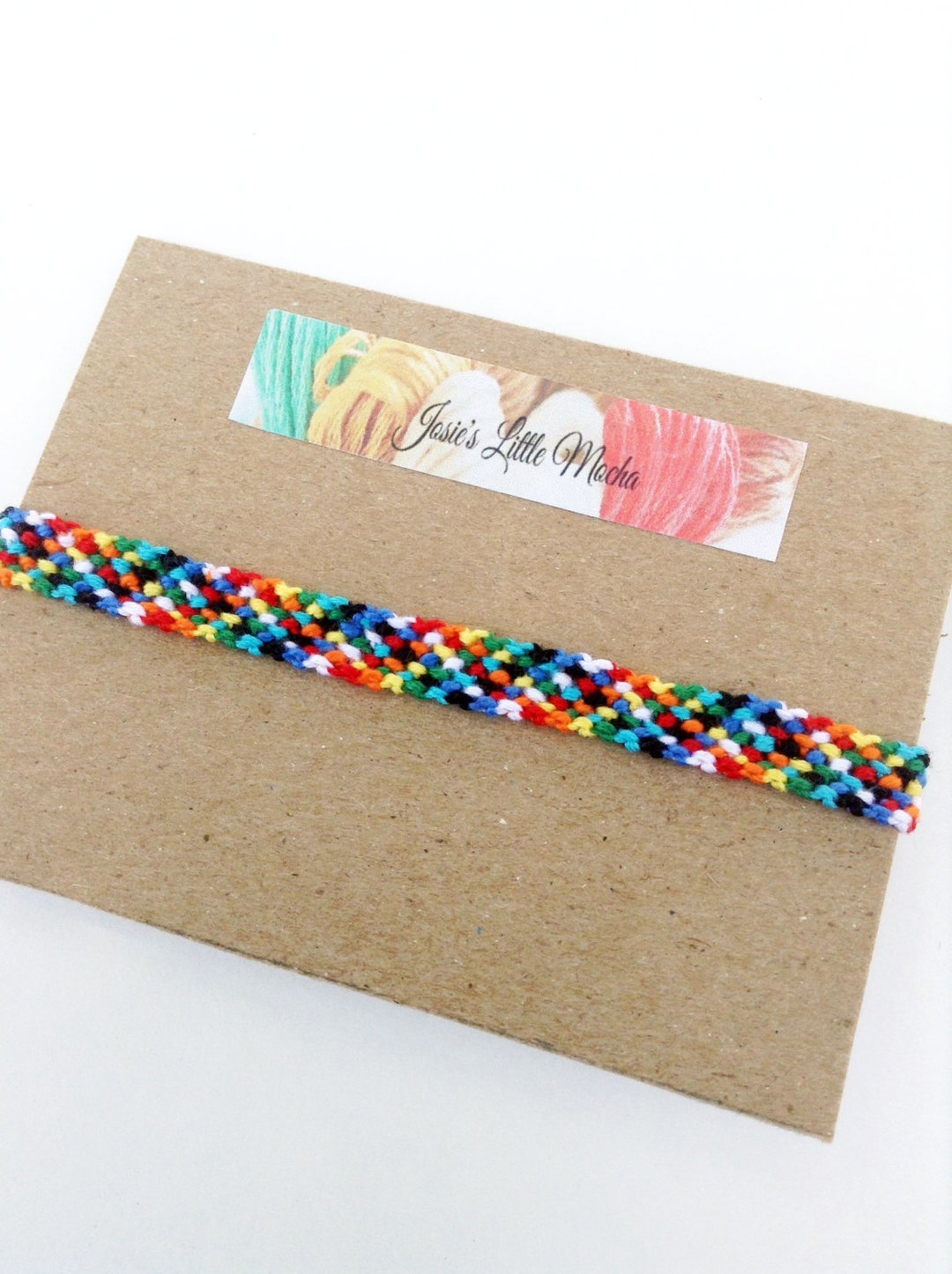 Colorful Friendship Bracelet / Rag Rug Bracelet / Summer Fashion