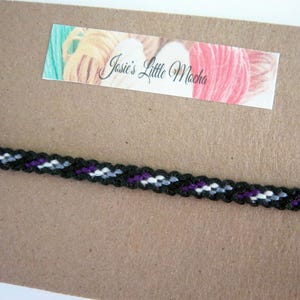 Asexual Pride Bracelet / Asexual Bracelet / Asexual Friendship Bracelet / Asexual Pride Friendship Bracelet / Pride Bracelet / LGBT Bracelet