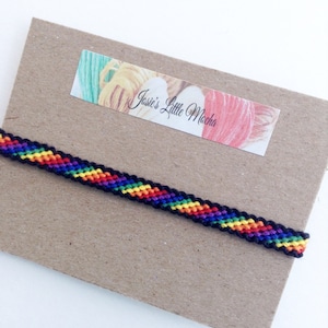 LGBT Pride bracelet / Gay pride bracelet / Pride Bracelet / Rainbow bracelet / Colorful bracelet /  Gay jewelry / LGBT Friendship bracelet