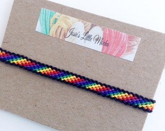 LGBT Pride bracelet / Gay pride bracelet / Pride Bracelet / Rainbow bracelet / Colorful bracelet /  Gay jewelry / LGBT Friendship bracelet