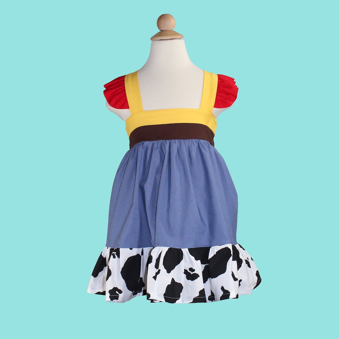 Jessie Inspired Dress Toy Story Dress Disney Inspired Flutter Dress Etsy