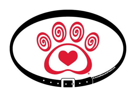 But Can Rescue It Cant Buy Love Oval Car Magnet Rescue Dogs Magnetic Bumper Sticker Crazy Sticker Guy