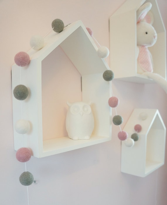 nursery pom pom garland