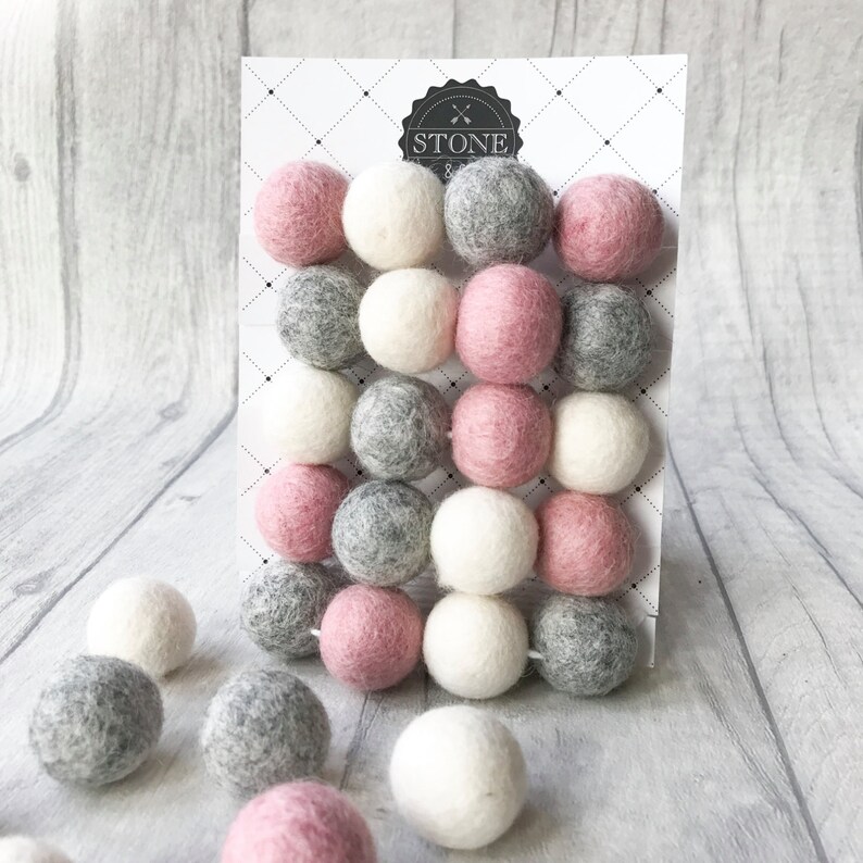 nursery pom pom garland