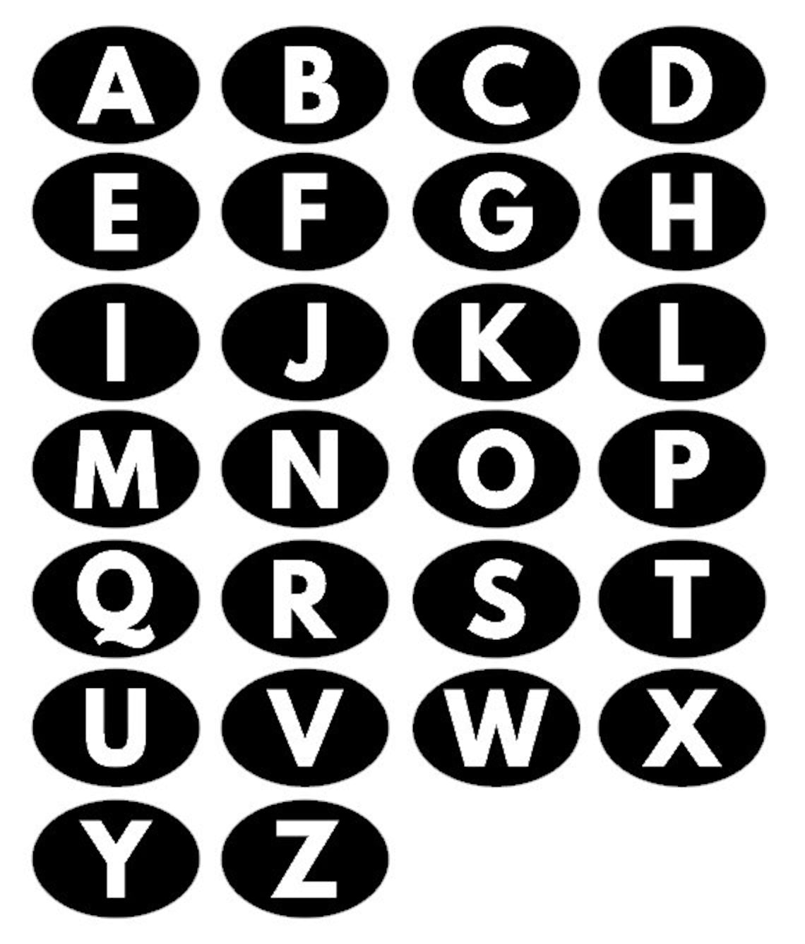 Alphabet Vinyl Floor Decals for Classroom Etsy