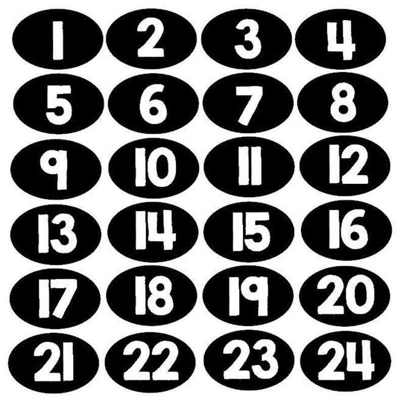 Number Vinyl Floor Decals for Classroom - Etsy