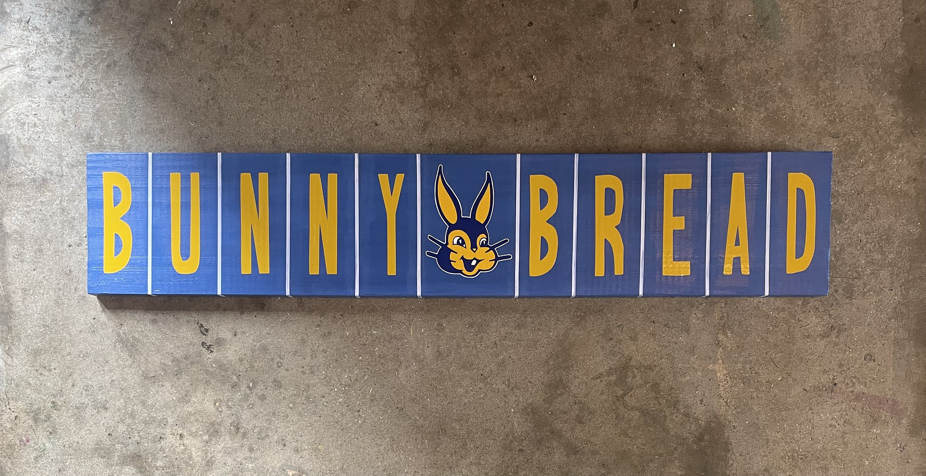 Skinny Bunny Bread Sign Etsy