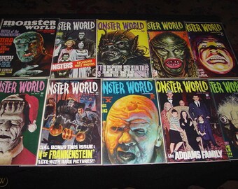 Monster World Magazines. Issues 1-10 PLUS Many Extras! Digital Download.