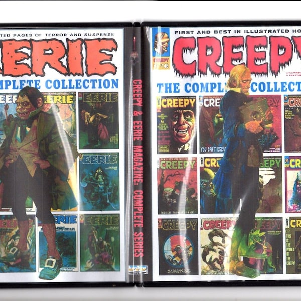 Creepy & Eerie Magazine Horror Set with 80 Hours of Ambience Music. Instant Download. Plus Extras!