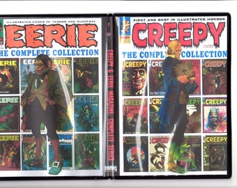 Creepy & Eerie Magazine Horror Set with 80 Hours of Ambience Music. Instant Download. Plus Extras!