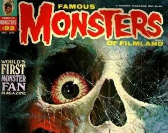 Famous Monsters of Filmland #84, #93 & #106 in Digital PDF