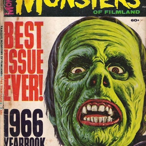 Famous Monsters of Filmland 1966 Yearbook in PDF. Digital download.