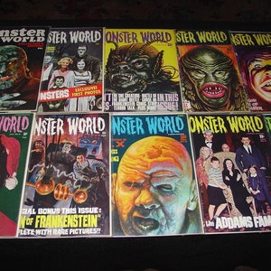 Monster World Magazines. Issues 1-10 PLUS Many Extras! Digital Download.
