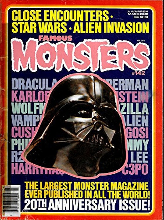 Famous Monsters マガジン STARWARS Famous Monsters Star Wars Related Issues Lot 1 - Etsy