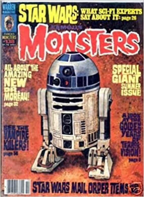 Famous Monsters マガジン STARWARS MAG: Famous Monsters Star Wars Spectacular 1979-Warren