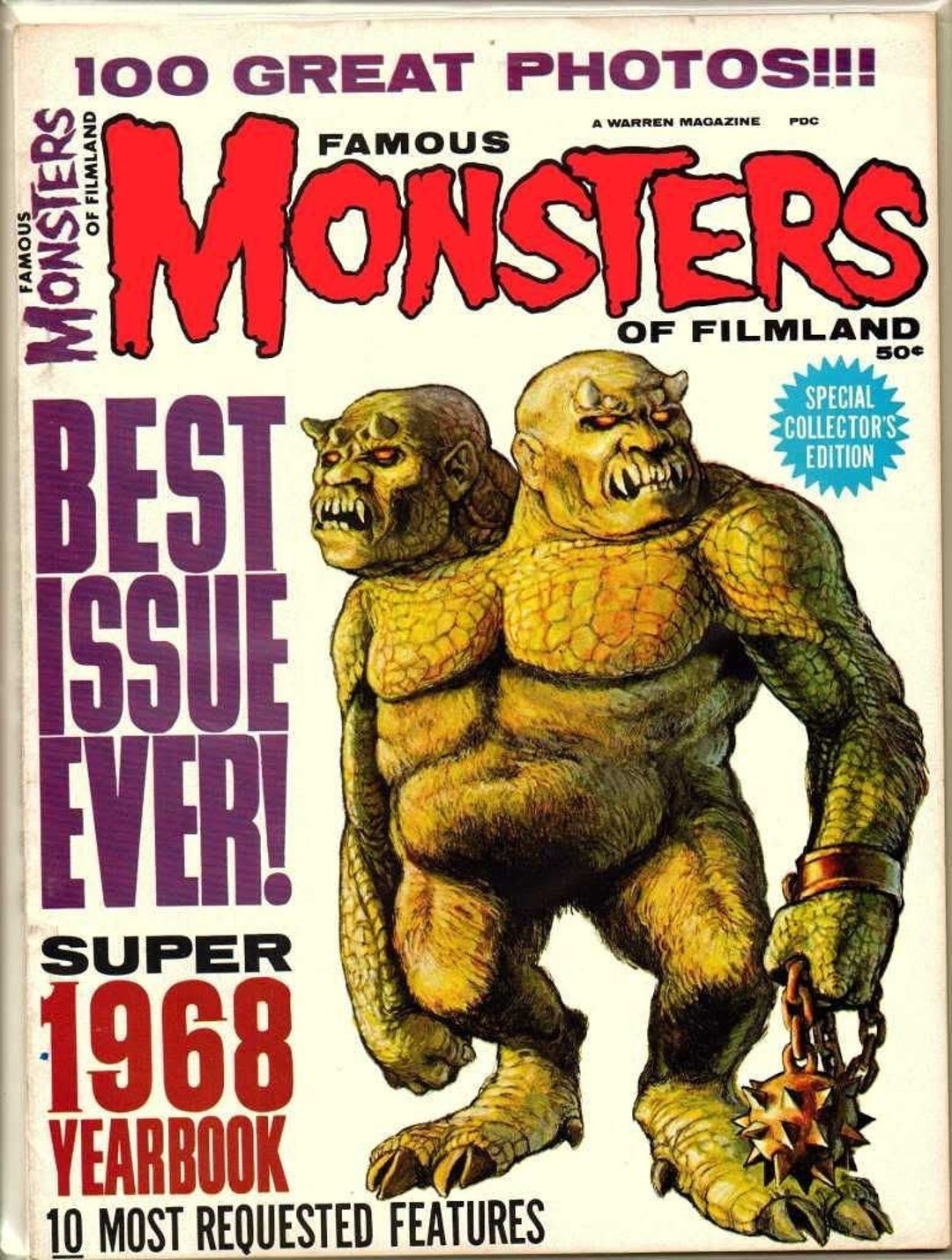 5 PDF Famous Monsters Yearbooks/fearbooks 1968 1972 Etsy