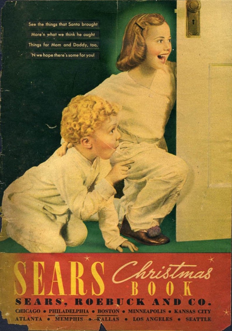 1937 Sears Christmas Catalogpdf Download Etsy