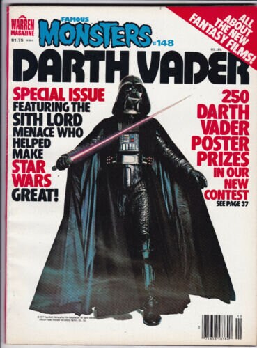 Famous Monsters マガジン STARWARS Famous Monsters Star Wars Related Issues Lot 1 - Etsy