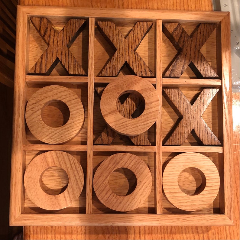 Tic Tac Toe Board Etsy