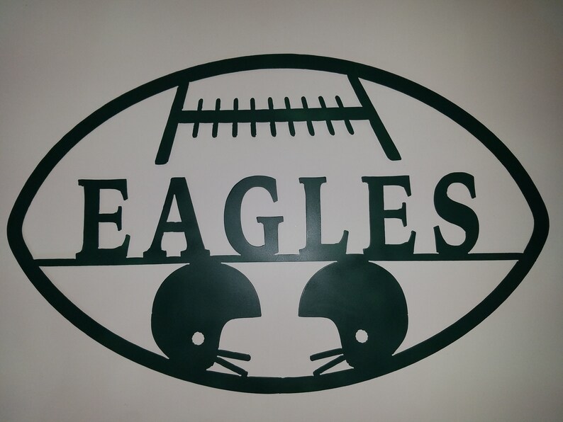 Philadelphia Eagles metal wall art cut from my plasma cutter Etsy