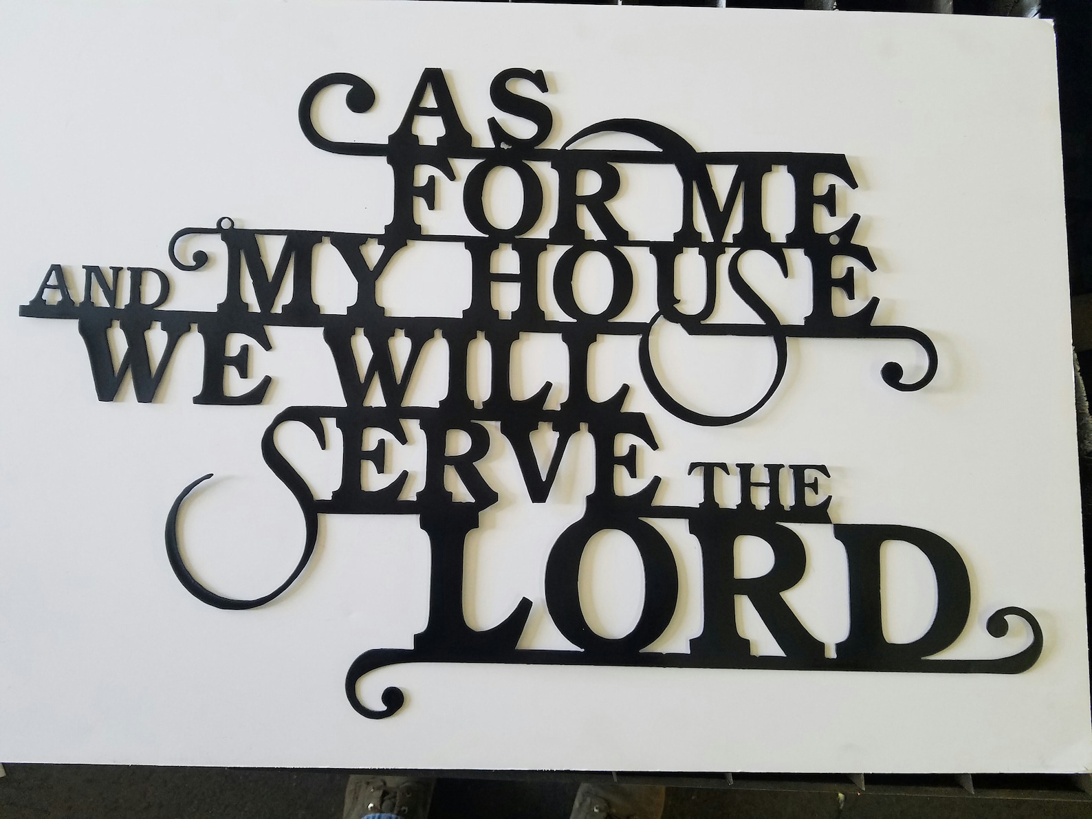 As for Me and My House We Will Serve the Lord Metal Wall Art Etsy