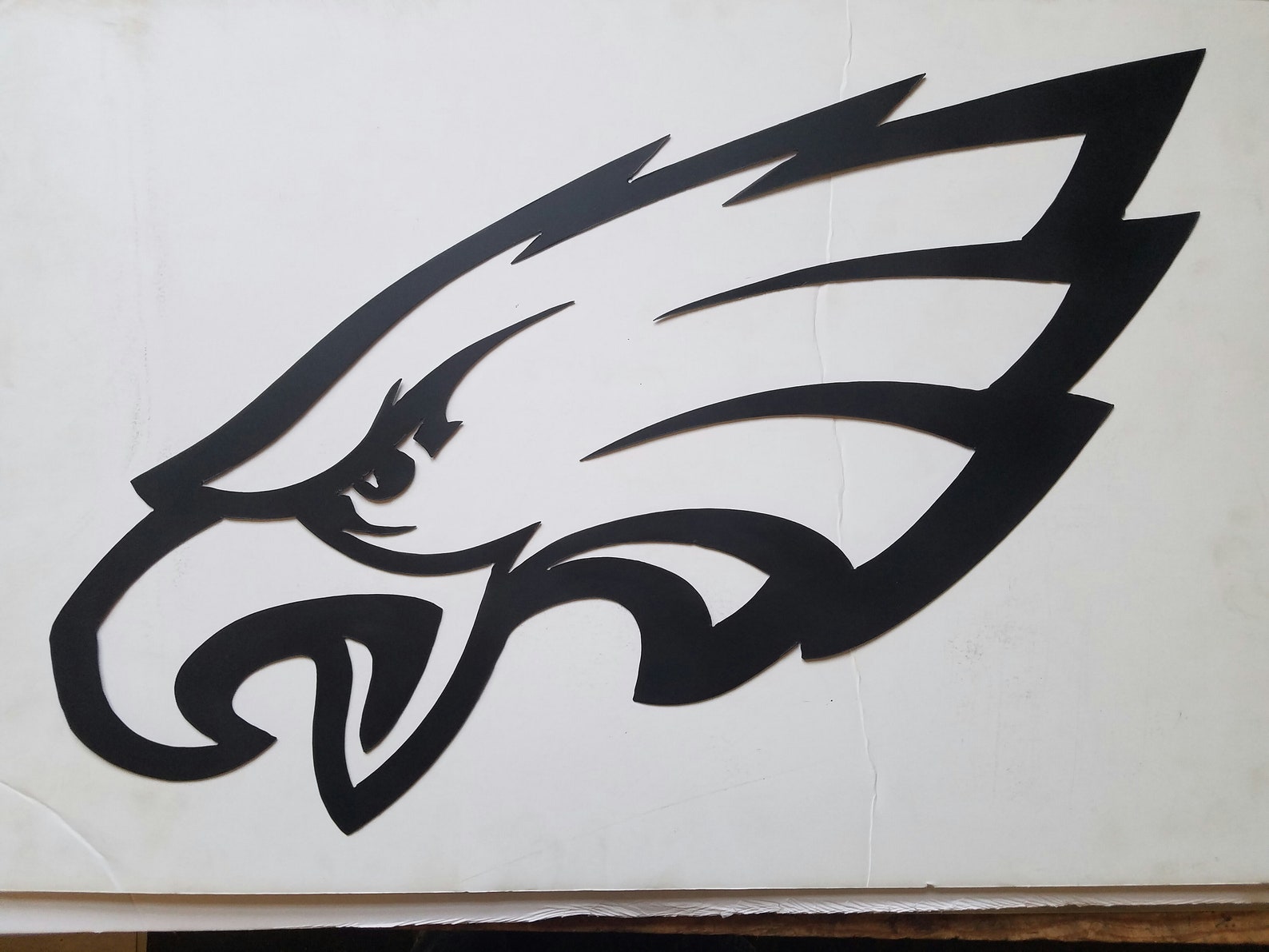Philadelphia Eagles head metal wall art Etsy