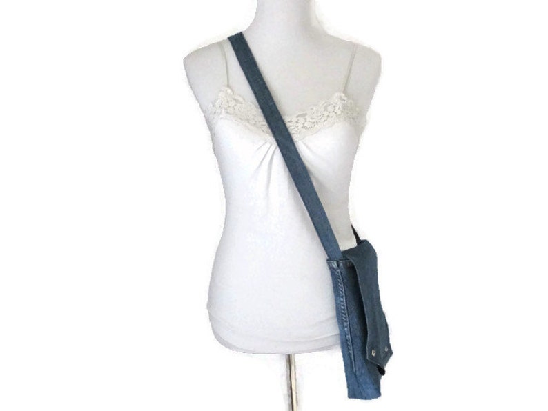 Handmade Denim Purse Denim Purse Denim Messenger Bag Crossbody Messenger Bag Jean Messenger Bag Upcycled Denim Jeans Lined Denim Purse